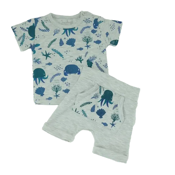 Conjunto Manga Corta Cangrejo Incahugs Bebé